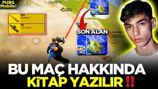 ÖZLENİLEN GERÇEK RANK MAÇI! SON ALANDA İNANILMAZ OYUN 😳 / Pubg Mobile