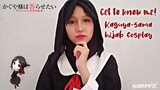 Lemme introduce myself! —· Kaguya shinomiya love is war || Hijab cosplay