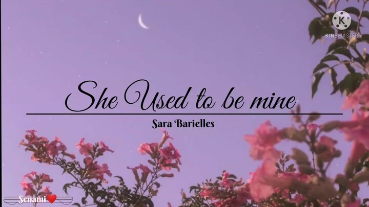 Sara Barielles - She Used to be mine (Lyrics)