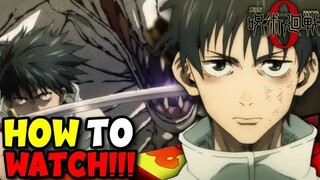 How To Watch The Jujustu Kaisen 0 Movie Right Now!!!