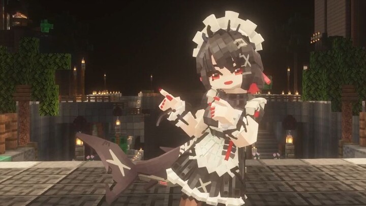 【أرض الأعماق × ماينكرافت】رقصة بوك دانس مع أخت القرش~