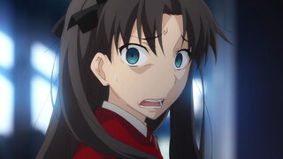 Tohsaka đã bị Shirou đánh bại và cuối cùng không thể di chuyển được nữa.