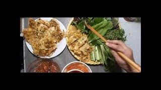 Bánh bông điên điển. Ăn như bánh xèo. Bếp cô tư tập 318.?