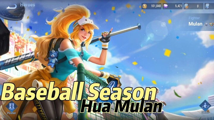 Honor of Kings: Hua Mulan SKIN BASEBALL SEASON !!! Episode 1