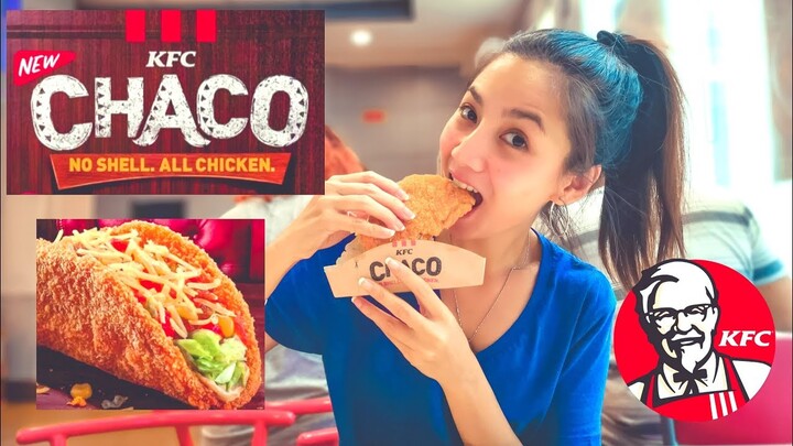 KFC'S NEW FRIED CHICKEN TACO / CHACO Taste Test