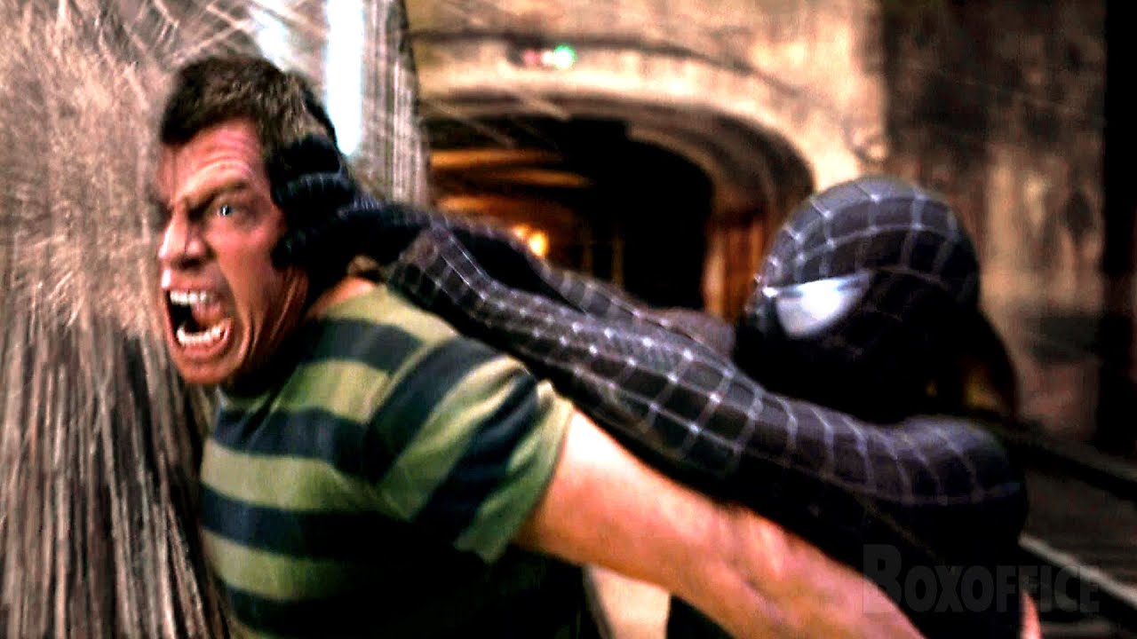 Black Spider-Man VS Sandman | Spider-Man 3 | CLIP - Bilibili