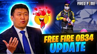 OB34 updates Adirepoyaee | OB34 free fire