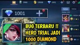 KODE RAHASIA!!! | CARA UBAH HERO TRIAL JADI DIAMOND MOBILE LEGEND | BUG TERBARU !!