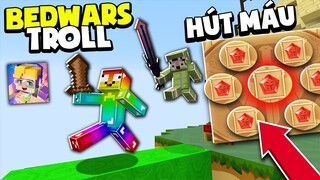 KHANGG HACK BEDWARS KIẾM HÚT MÁU BLOCKMAN GO TROLL NOOB TEAM *KIẾM HÚT MÁU LEECHING SIÊU VIP