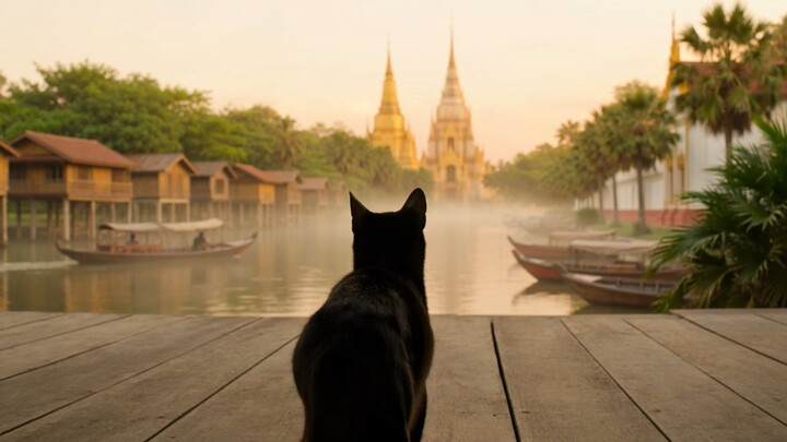 A Black Cat in Ayutthaya Before the Fall