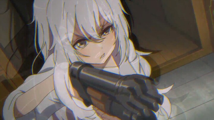 Who can resist a white-haired wife who can hold a gun?
