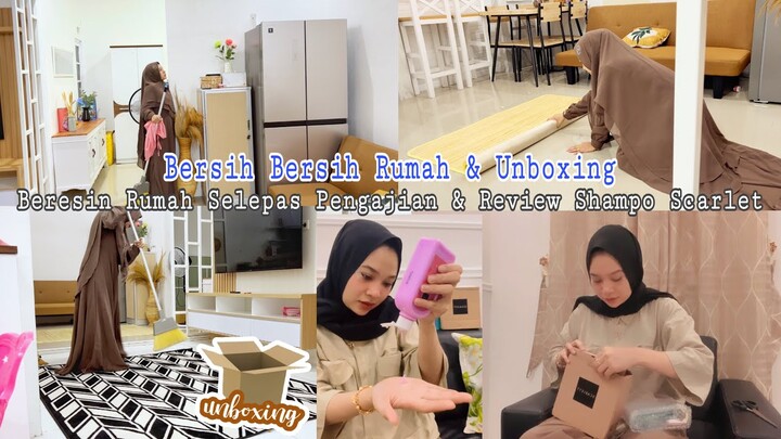 Kegiatan Malam Ini Sibuk Banget!! Bersih Bersih Rumah yang Super Berantakan 🌻 Nyempetin Unboxing 🌻