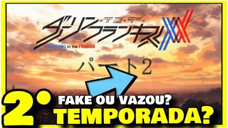 Novidades? Darling in the Franxx 2 Temporada e Noticias do Anime da Zero Two