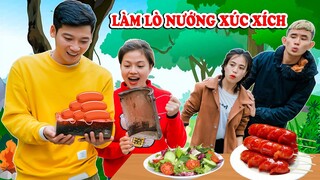 Làm Lò Nướng Xúc Xích Tự Chế - Món Ngon Ẩm Thực Đồng Quê - Phim Học Đường Hài Hước Táo TV