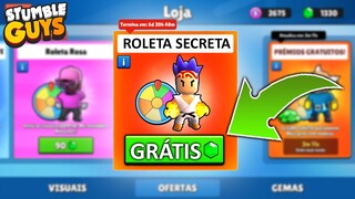 CHEGOU A NOVA ROLETA SECRETA DA ATUALIZAÇÃO DO STUMBLE GUYS 0.45.1 - NOVAS SKINS 😨