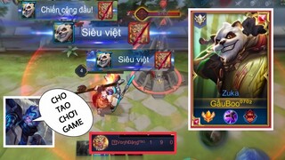 Try Hard Zuka Rank Cao Thủ 102 Sao Và Chiến Thuật Không Cho Ngộ Không Team Địch Chơi Game
