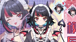 [Hiển thị mô hình Live2D] Nhân vật hầu gái phổ quát của Black Demon Sky Network——Chuang Qi [Nhóm chi