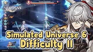 Jing Yuan Dengan Elation Path, Pedes! | Honkai: Star Rail Simulated Universe World 6 Difficulty II