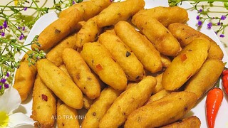 Bánh Cay- Cách làm đơn giản, ngoài Giòn trong dẻo cực ngon- Fried tapioca cake