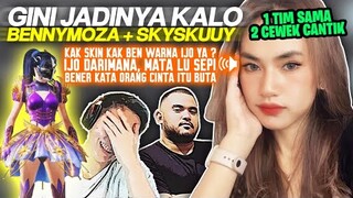GINI JADINYA KELAKUAN @Bennymoza & @skyskuuy KALO MAIN SAMA 2 CEWEK CANTIK ! - PUBG MOBILE