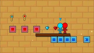 Stickman Animation - watergirl and fireboy animation : Red and Blue Stickman