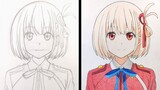 How to Draw Chisato Nishikigi - [Lycoris Recoil]