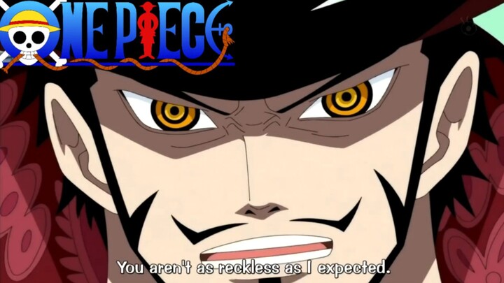 ketika dracule mihawk join war marineford...