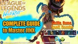 How To Play JINX Skills, Combo, Spell, Runes, Build for Beginners | LoL: WILD RIFT (Explanation)