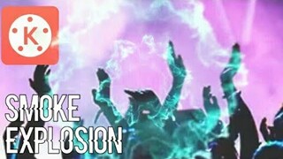 How to make smoke explosion in kinemaster | Tutorial