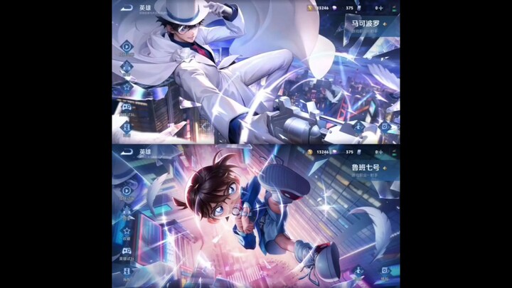 Review Skin Luban No.7 & Marcopolo - Conan × Kaito Kid - Honor of Kings × Detective Conan (HOK CN)