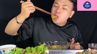 Ăn và thưởng thức món hoành thánh phần 11 #anngon