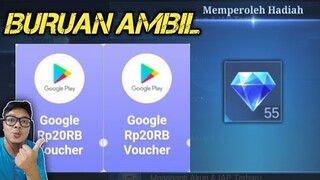 AMBIL SEBELUM HABIS !! EVENT VOUCHER GOOGLE PLAY GRATIS MUNCUL LAGI ! UNTUK TOP UP DIAMOND