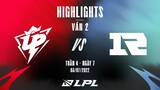 UP vs RNG | Highlights - Game 2 | Tuần 4 Ngày 7 | LPL Mùa Hè 2022