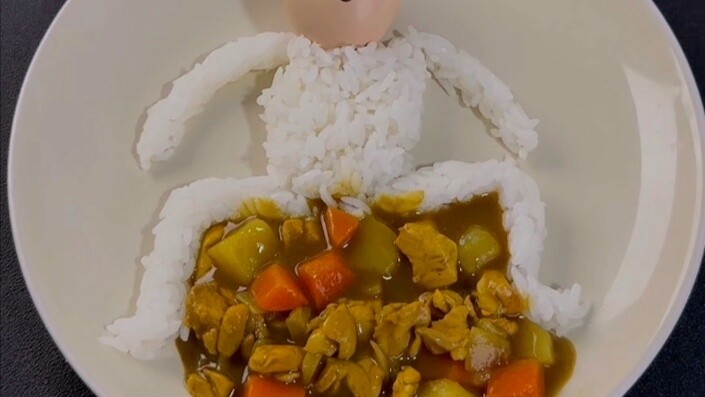 วิธีกินข้าวแกงกะหรี่แบบนี้แหละ