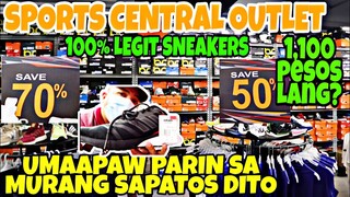 70% OFF SPORT CENTRAL OUTLET 1,100 PESOS NALANG MURA NA ORIG PA ADIDAS,NIKE,UNDERARMOUR AT NB