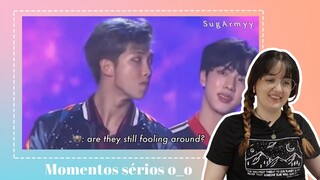 REAGINDO À 'MOMENTOS SÉRIOS DO NAMJOON COMO LÍDER' #SEMANABTS