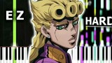 Giorno's Theme Easy to Impossible