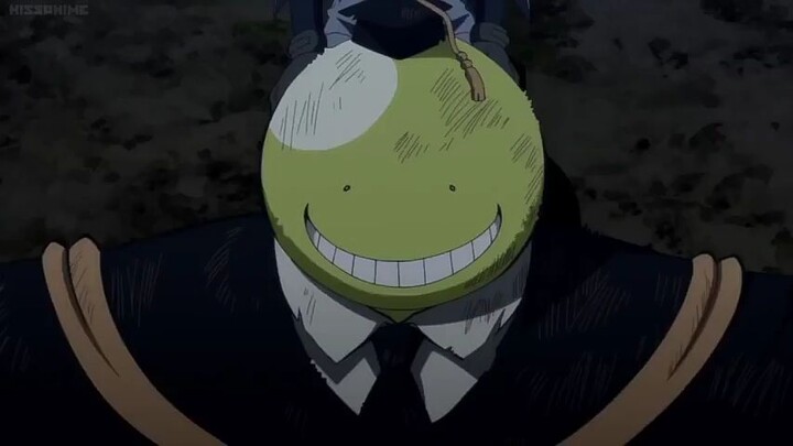 assasination classroom moment when korosensei die