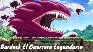 Goku luffy y toriko Vs Super Big Toro  (Pelea Corta)