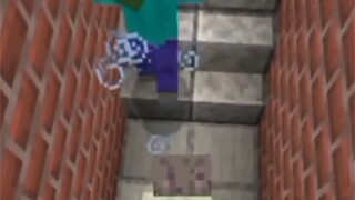 Minecraft: Khi bạn đi lên cầu thang phía sau một cô gái