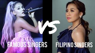 Filipino singer Vs International Singer Highest Notes!!!