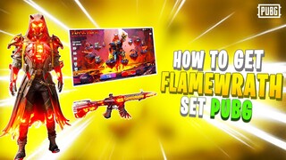 HOW TO GET FLAMEWRAITH SET IN PUBG MOBILE | FALME DEVIL LUCKY SPIN CRATE OPENING