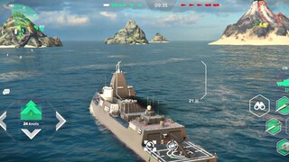 Modern Warships: CN TYPE RENHAI in latest version. online gameplay. [4K HD Resolution]
