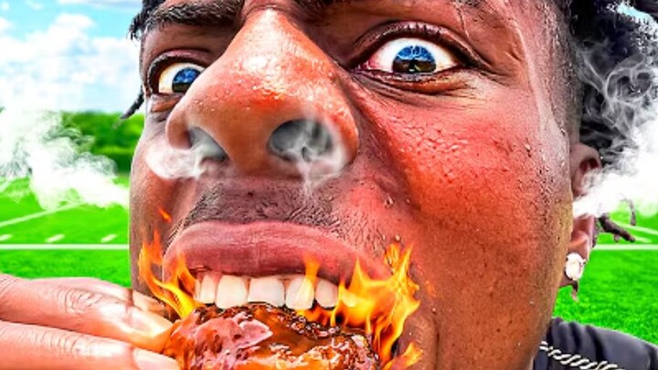 Miss the penalty, and you’re eating devil-hot chicken wings 🌶️⚽