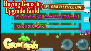 Growtopia Buying 500k Gems to Upgrade Guild (Rip DLS)