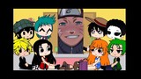 One Piece react to Naruto team 7 gacha.Реакция Ван Пис на команду №7 гача