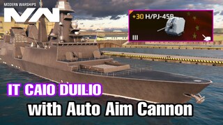 Modern Warships: No Skill in Aiming? No Problem.. IT CAIO with Auto Aim cannon.