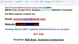 [Coursessaver.com] RSD Brad - Evolution 2 Immersion