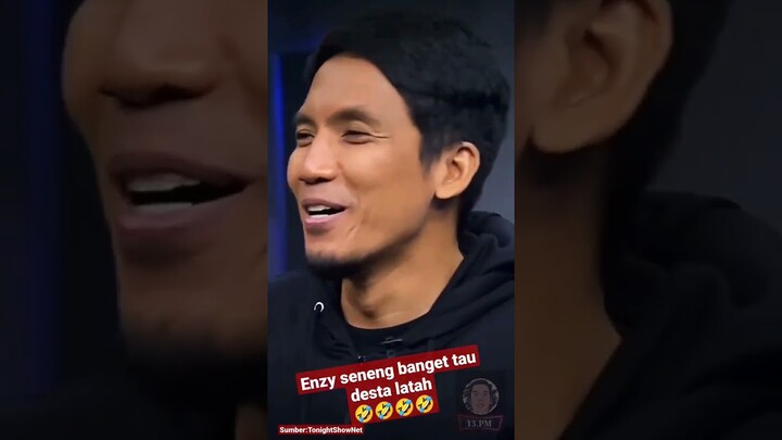 Enzy seneng banget tau desta latah🤣🤣🤣🤣#tonightshow #nettv #tonightshownet #vindes #vincent #desta