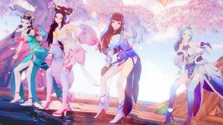 【MMD】四大美人✿惊鸿一面 西施·王昭君·貂蝉·杨玉环【王者荣耀MMD/模型配布】